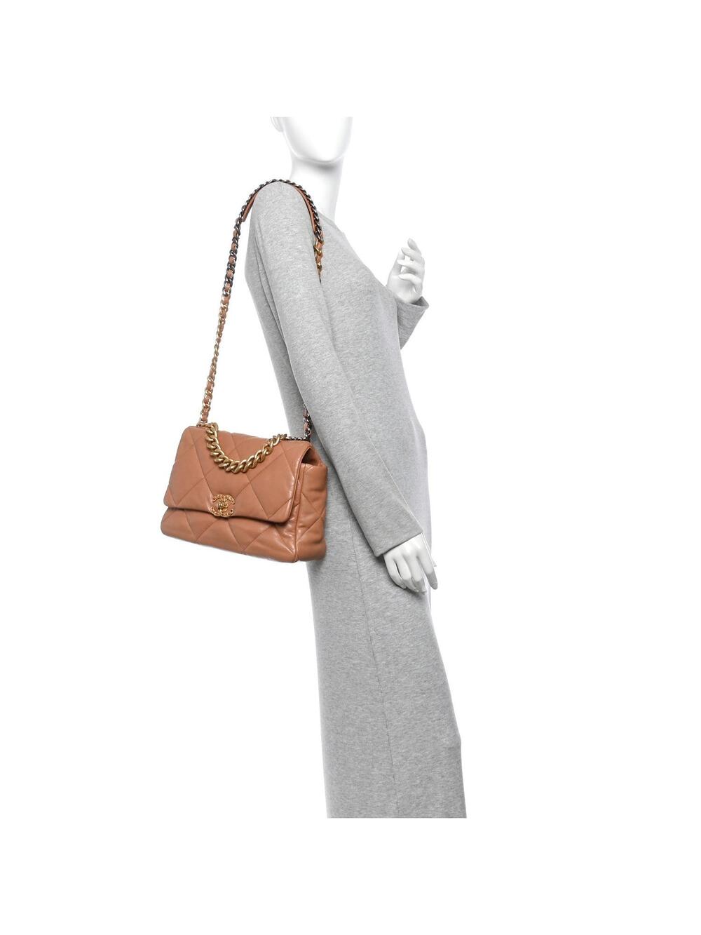 Lambskin Quilted Large Chanel 19 Flap #364503C38B